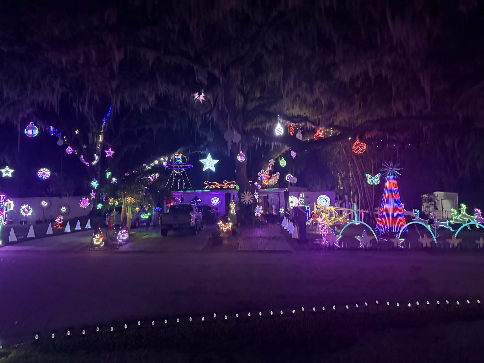 Tesla's Light House Full Property Night View